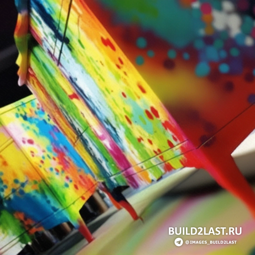 Граффити, изображающее абстракцию с использованием контрастных оттенков, характерное для коллекции Dudeman