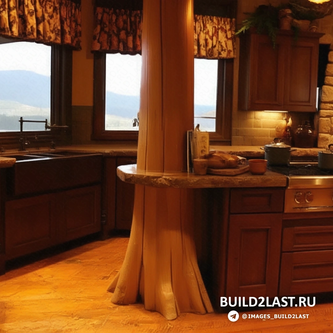 Грубая деревянная стена и уютный диван с мягкими подушками