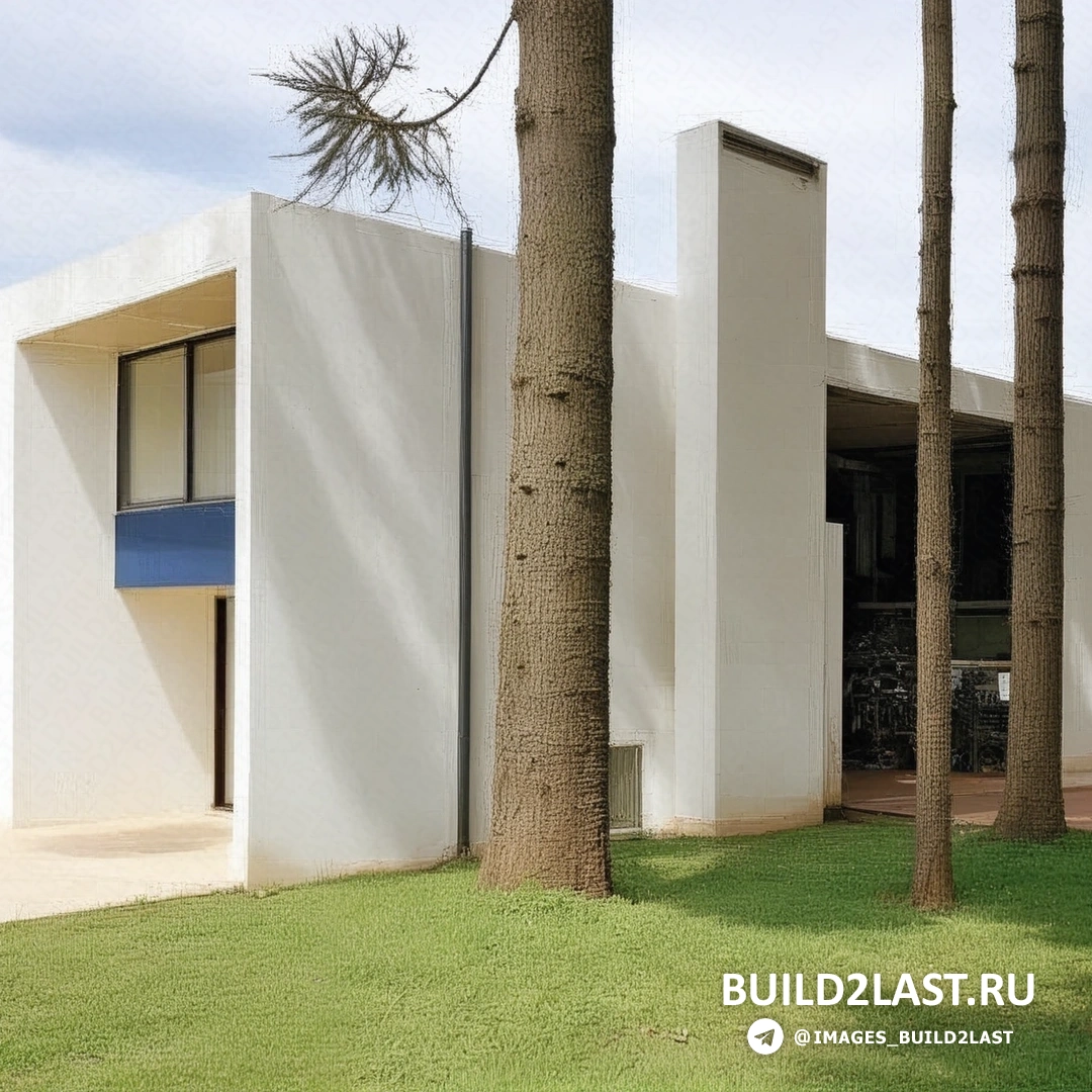 Панорамный вид на просторную террасу виллы с видом на океан, окружённую пальмами