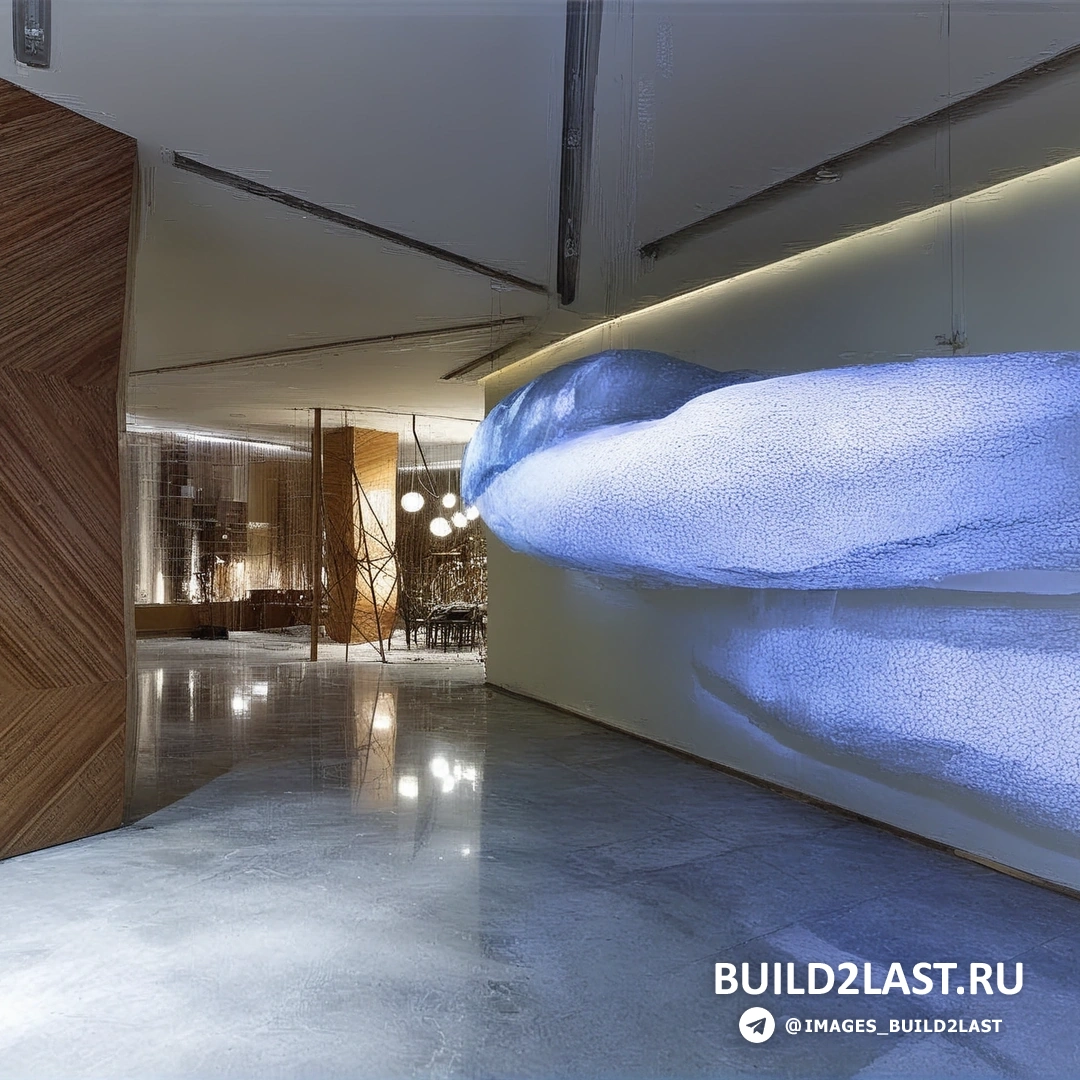 Современные интерьерные элементы: супрематизм, деконструктивизм, точечное освещение, серые и голубые оттенки в отеле Skytel в Ченду