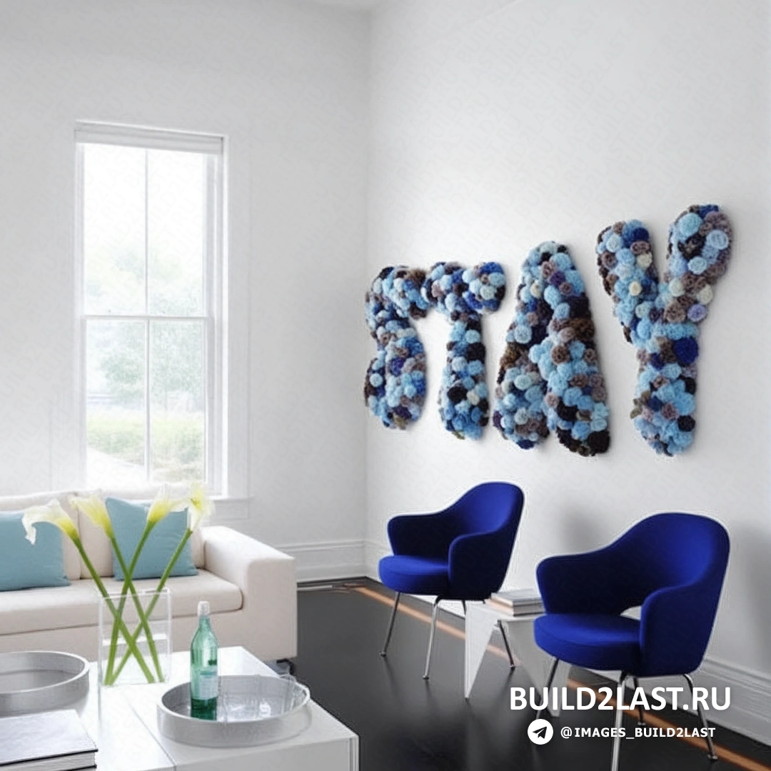 Современный интерьер гостиной с высокими потолками и дизайнерской мебелью