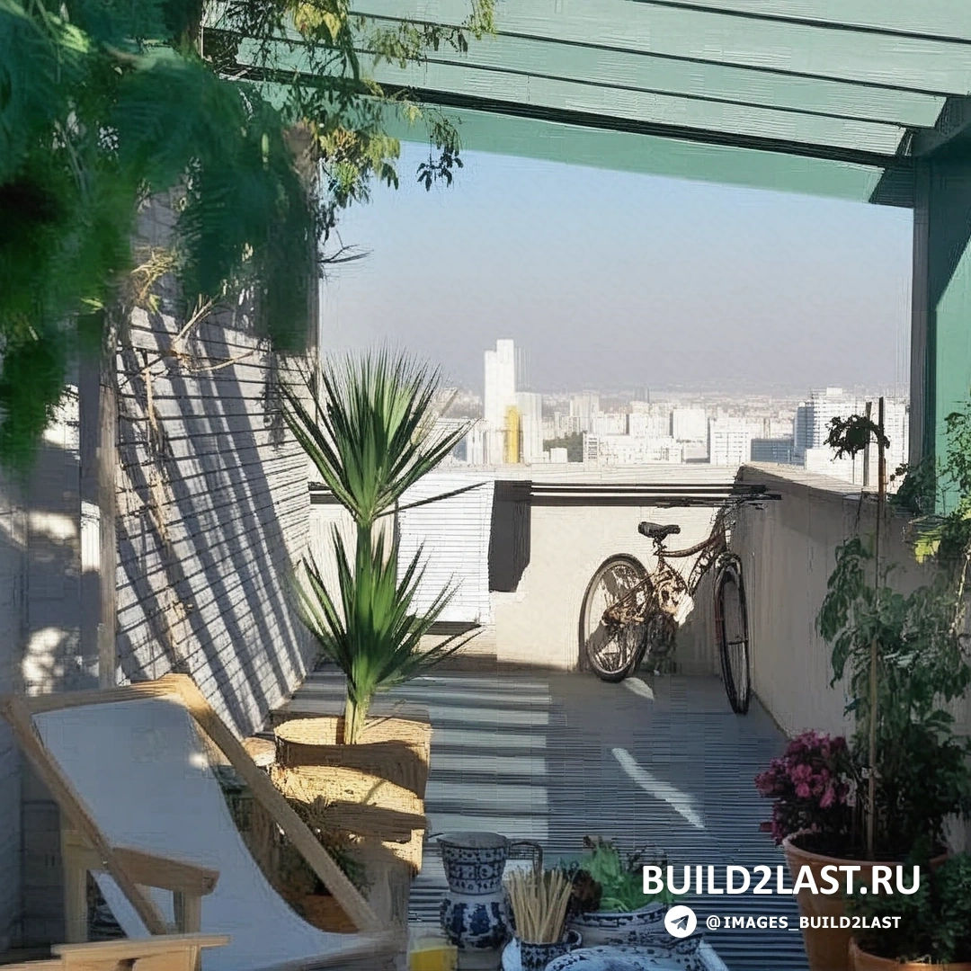 Спа-зона с джакузи и зелеными растениями для релаксации